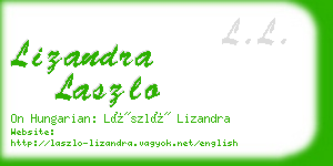 lizandra laszlo business card